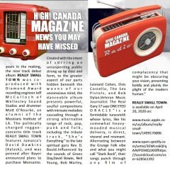 High Canada Magazine picks up Really Small Town on 420