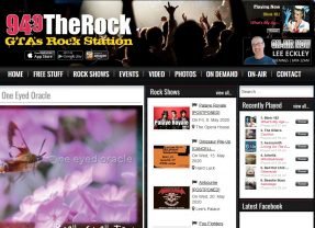 “Generation Next” feature One Eyed Oracle on The Rock 94.9 The GTA’s Rock Station